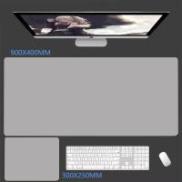 Alfombrilla De Ratón Negra Grande De Goma Natural Sencilla Para Escritorio De Oficina Y Gaming Compatible Con Teclado Y Laptop - details 8