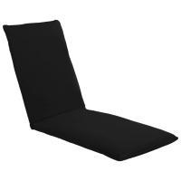 vidaXL Tumbona plegable de tela Oxford Negro, Azul marino, Gris Sillas de Exterior Ideal para jardín, playa, piscina, terraza Tumbona Piscina Tumbonas Playa Tumbonas Jardín Exterior - details 5