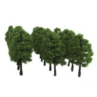 20pcs Árboles De Modelo Para Ferrocarril De Escenificación De Juego De Tablero Parque Decoración De Paisaje Miniatura - details 2