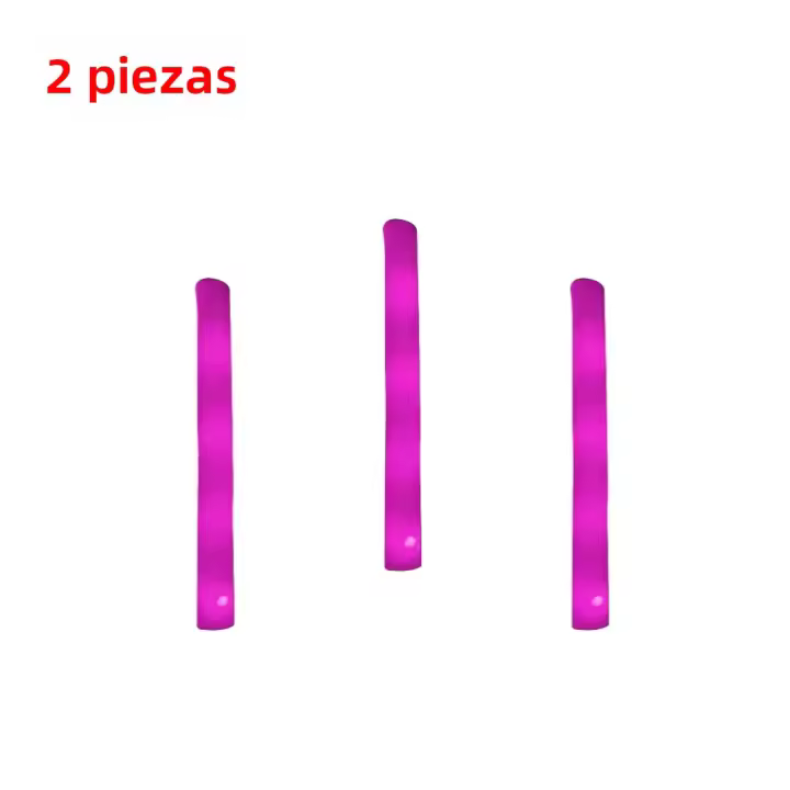 1-5pcs LED Foam Glow Sticks Batones De Brillo RGB Juguete De Luces Nocturnas Para Fiestas Y Bodas Suministros De Iluminación - 1