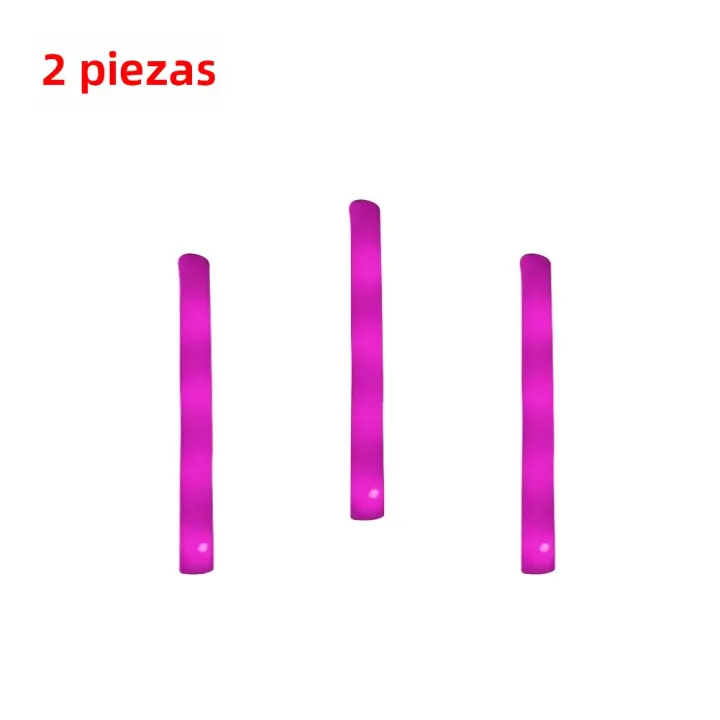1-5pcs LED Foam Glow Sticks Batones De Brillo RGB Juguete De Luces Nocturnas Para Fiestas Y Bodas Suministros De Iluminación - 1