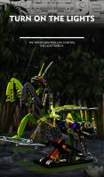 Juego De Construcción Mecánica Creativo 2024 Set De Mantis Insecto Vida Con Estándar Y Luces Bloques De Animal World Regalo Para Niños - details 3