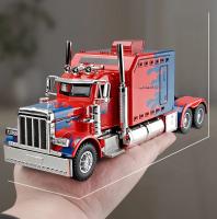 Modelo De Camión Peterbilt 389-Optimus Prime Prototipo 1:24 Con Sonido Y Luz Vehículo De Juguete De Aleación Para Niños - details 7