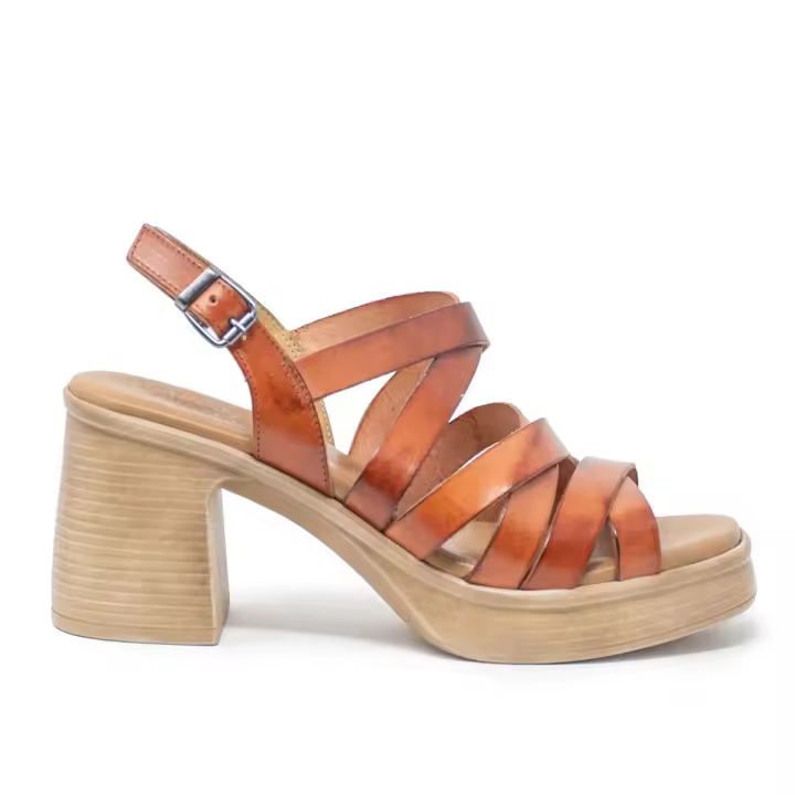 PORRONET 3053-020 Sandalias plataforma mujer 32119 24V SANDALIA PLATAFORMA CUERO - 1