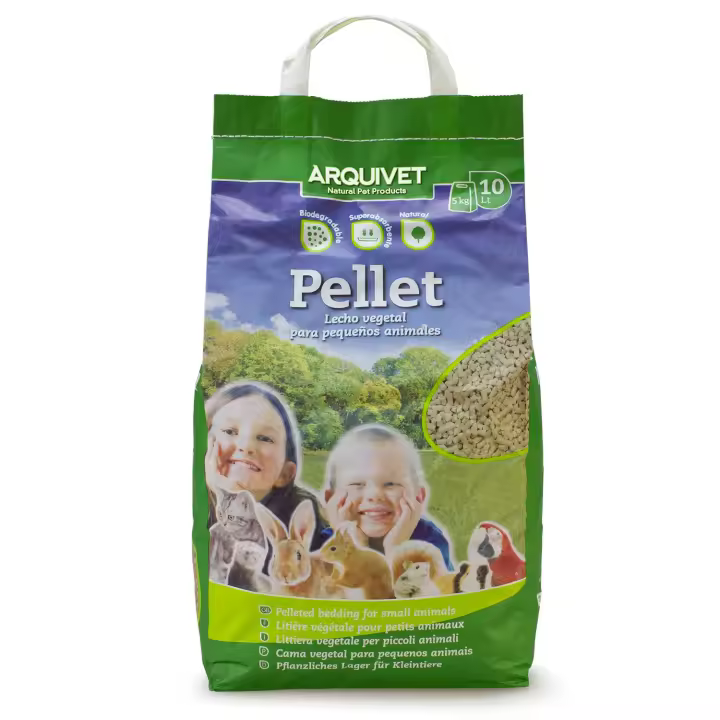Arquivet Pellet - 10 L Lecho para Animales Higiénico - 1
