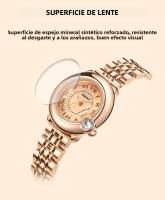 Reloj De Pulsera De Cuarzo Para Mujer YASHIDUN De Moda Resistente Al Agua Con Correa De Acero Inoxidable Display De Agujas Y Calendario Completo - details 9