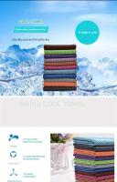 Toalla De Enfriamiento Individual O En Pack De 1-10pcs Alivio Instantáneo Microfibra Toallas Frías Para Cuello Deportes Fitness Camping Ciclismo - details 1