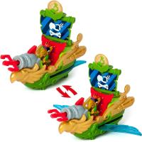 Magic Box Piratix - Pack de 2 Barcos(Sky Hunter Y Sea Crusher),Pirate Ship con su capitan, tesoro exclusivo y moneda,(Nueva Colección de los Creadores de Superthings) - details 1