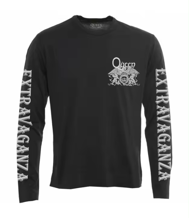 QUEEN Extravaganza Camiseta Licencia Oficial Manga Larga chico Men ROCK OFF QULST48MB - 1