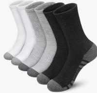 6 pairs of men's outdoor fitness socks, high quality, comfortable and soft, strong grip, football socks, plus size, new style - details 0