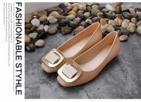 Sandalias De Gel Para Mujer Verano Casual Impermeables Antideslizantes Con Hebilla Cuadrada Para Trabajo Zapatos Planos Sin Plataforma - details 1