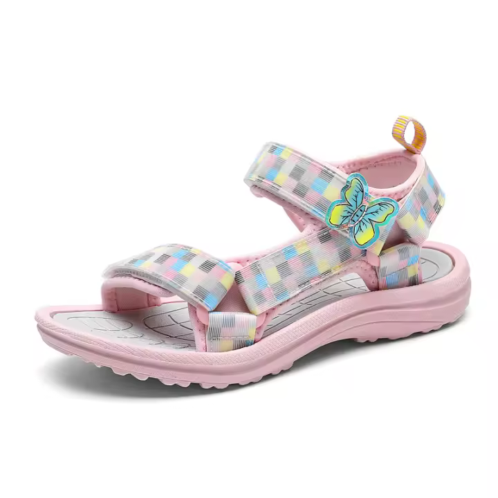 Sandalias De Verano Para Niñas Cálidas Y Transpirables Con Diseño De Princesa Antideslizantes Y Confortables Para Niños De 7 a 13 Años - 1