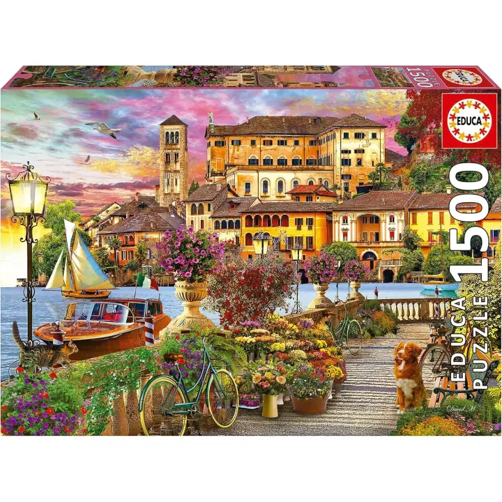 Educa Puzzle 1500 piezas  Paseo Italiano ,Incluye Pegamento Fix Puzzle Educa 19562 - 1