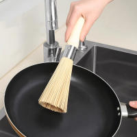 Cepillo De Limpieza Para Wok Y Cocina Con Mango Largo Hecho De Bambú Natural Herramienta De Cocina Para Hogar Y Restaurante - details 8