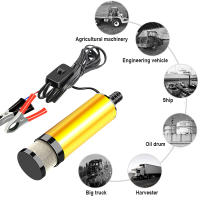 Bomba De Aceite Eléctrica Para Coche 12V Bomba De Transferencia De Combustible Y Agua Submersible De Aluminio 38/51MM Capacidad 12L/min - details 3