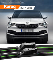 2pcs LimpiaParabrisas Anteojos Delanteros Para Skoda Karoq 2017-2023 Plegables De Bony Natural De Goma Adecuado Para El Año 2018 2019 2020 2021 2022 - details 0