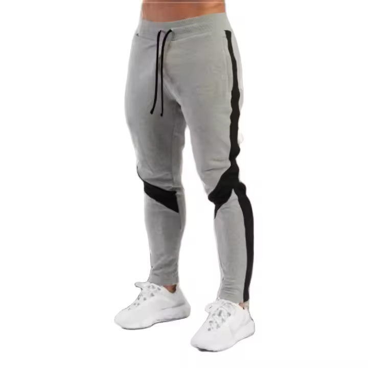 Pantalones Deportivos Para Hombre Con Bolsillos Y Cremallera Para Correr Y Entrenar Fitness Leggings De Fútbol Pantalones De Sudor - 1
