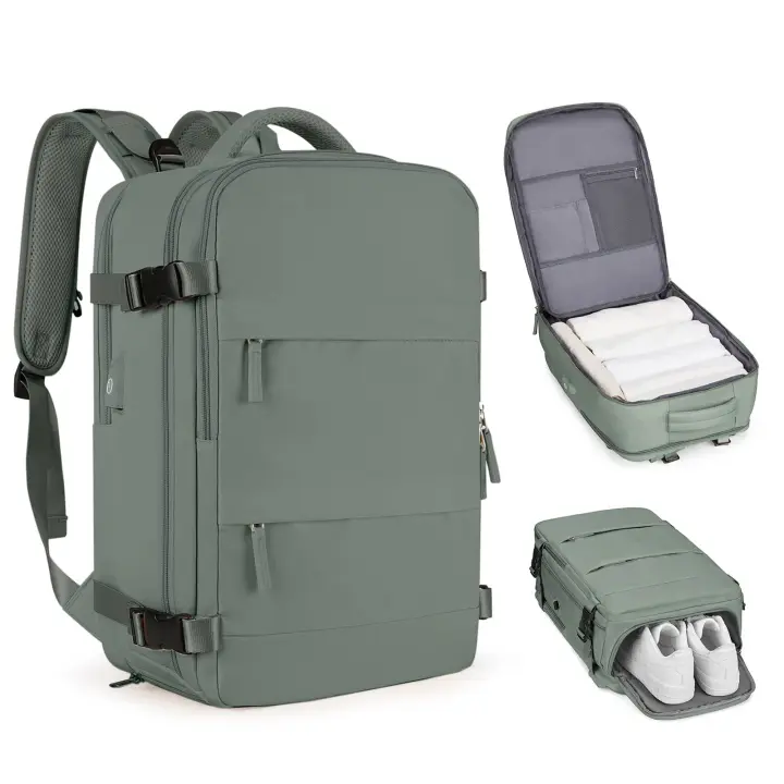 Mochila de viaje de artículo personal para mujer Aerolínea aprobada llevar en la mochila Vuelo aprobado Mochila impermeable de equipaje deportivo Mochila casual Mochila pequeña mochila de senderismo - 1
