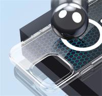 Carcasa Magnética Inalámbrica De Lujo Para Apple Magsafe Compatible Con iPhone 7/8/SE/X/XS/XR/XS Max/11/12/13/14/15/16/17/18/19 Carcasa Acrílica Transparente Con Borde De Silicona Suave Protección Antichoque Anti-Scratch - details 12