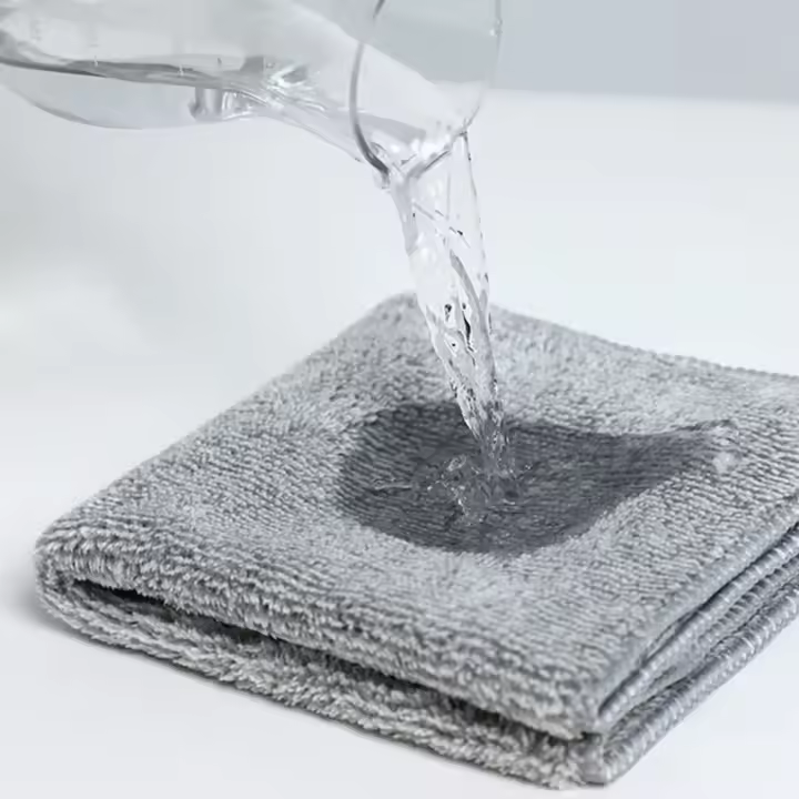 Toalla Japonesa De Absorción Gruesa Y Algodón De Bambú 5 Piezas Para El Hogar Y Cocina Absorbente Y Duradera - 1