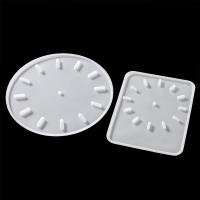 Molde De Silicona Para Reloj Redondo Gran Tamaño Para Decoración De Escritorio Hogar Y DIY Molde De Resina Epoxy Para Manualidades - details 3