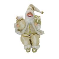 Estatua De Santa Claus Sentado De 14 Pulgadas Decoración De Personaje Navideño Muñeco De Santa Claus Creativo Para Decoración De Fiesta Navideña - details 7