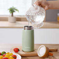 Termo Doble Capa Aislada De Acero Inoxidable 280ml Mini Botella De Agua Con Cuerda Portátil Para Exteriores Y Deportes - details 8