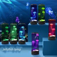 Lámpara De Medusa Joven 7 Colores LED Cambio De Color Para Decoración De Mesa De Dormitorio Luz Nocturna Del Océano Regalo De Cumpleaños Para Niños - details 7