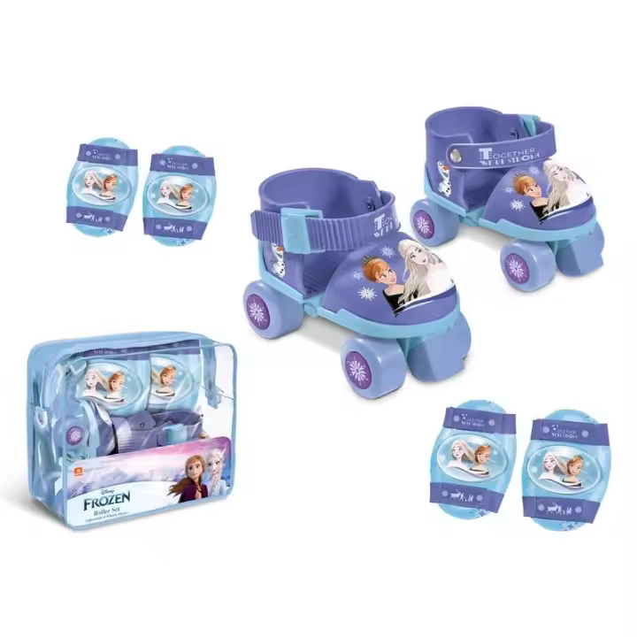 Mondo toy  Toys Ruedas Ajustables Niños,  Set de Patines Infantiles con Protecciones, Talla 22 a 29, Dibujo Animado, Multicolor, 40 x 40 x 40 cm Dodelo Spideman Frozen Unicornio - 1
