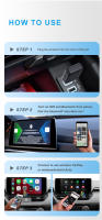 Adaptador 2en1 Mini AI Para Coche Acodo Cableado a Inalámbrico Carplay Y Android Auto Compatible Con 99% De Los Coches Plug And Play Dongle Inteligente - details 3