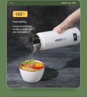 Hervidor Eléctrico Portátil De Té Y Café 110V/220V Termo Con Menú En Inglés Para Viajes Hervir Agua Y Stewable Acero Inoxidable Con Pantalla Digital Protección Anti-Dry Y Overheat - details 9