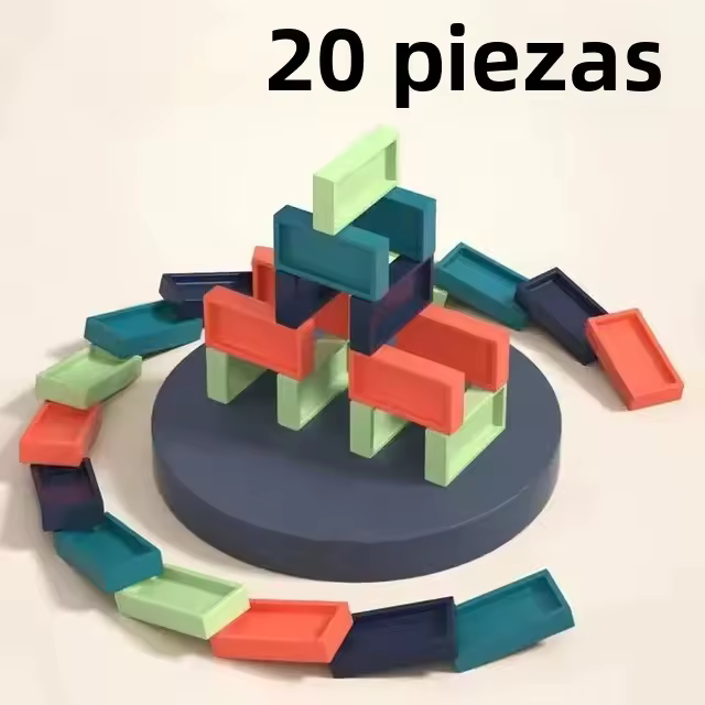 Juguete Eléctrico De Bloques De Construcción Automático Mini Tren Domino Para Niños Juego De Rompecabezas Interactivo - 1
