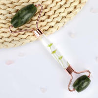 Rodillo De Jade Natural Masajeador Facial Para Mujeres Herramienta De Cuidado De La Piel Relaxante Corporal Regalo Buena - details 0
