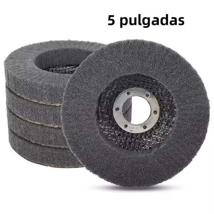 SIFANG Disco De Polvo De Nácar De Nylon Fibra 4/4.5/5 Pulgadas 1PC 800 Grith Para Pulido De Madera Y Metal Con Mezclador De Esmeriladora - 1