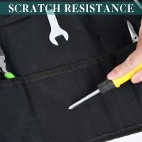 Bolsa De Rollo Para Herramientas Grande Organizador Fácil De Almacenar Para Electricista HVAC Plomero Carpintero NIUXIANG De Oxford - details 5