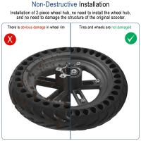 Hub De Aluminio Para Scooter Eléctrico Xiaomi M365 1S pro Pro2 Mi3 Rueda De 8.5 Pulgadas Partes De Repuesto Para Neumático Sólido Trasero - details 6