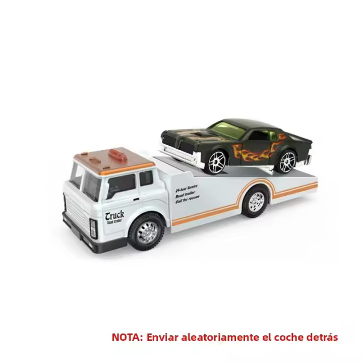 Modelo De Camión De Contenedores 1:64 De Aleación Miniatura Juguete Diecast Vehículo Metálico Con Retroceso Regalo Clásico Para Niños - 1