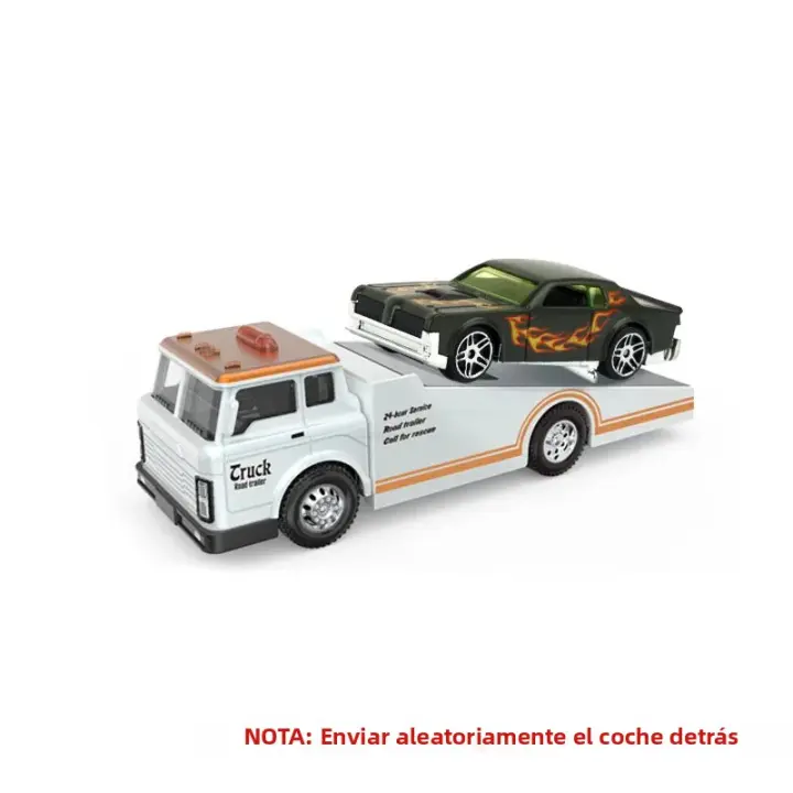 Modelo De Camión De Contenedores 1:64 De Aleación Miniatura Juguete Diecast Vehículo Metálico Con Retroceso Regalo Clásico Para Niños - 1