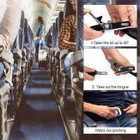 Cinturón De Seguridad Aéreo Universal Extendido Para Niños Embarazadas Y Personas De Gran Tamaño Asiento De Avión - details 8