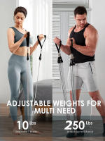 Banda De Resistencia Elástica Para Entrenamiento De Fitness 300lb Ejercicio Doméstico Y Gimnasio Equipo De Expansión Para Muslos Glúteos Y Abdomen - details 13