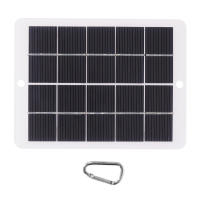 Panel Solar USB De Viaje 3W 5V Polysilicona Generador De Carga Solar Para Exteriores Tamaño Compacto 160x120mm Con Cable USB De 50cm - details 0