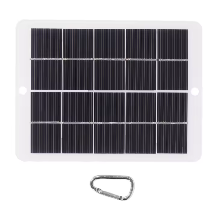 Panel Solar USB De Viaje 3W 5V Polysilicona Generador De Carga Solar Para Exteriores Tamaño Compacto 160x120mm Con Cable USB De 50cm - 1