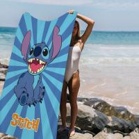 Toalla De Playa Absorbente Y Suave De Microfibra Con Diseño De Stitch Para Yoga Natación Running Montañismo Y Deportes Tamaño 76x182 Cm - details 1
