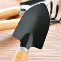 Juego De 3 Piezas De Herramientas De Jardinería Con Mango De Madera Shovel Rake Multifuncional Para Plantas Bonsái Del Hogar - details 3