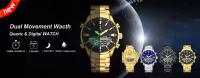 Reloj De Pulsera Deportivo De Lujo Para Hombre WWOOR 2024 Marca Top En Negro Acero Inoxidable Cronógrafo Cuarzo Reloj Masculino Con Luz Luminosa Resistente Al Agua Y Shock - details 0