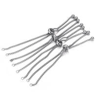 3pcs Cadena De Acero Inoxidable Con Deslizador Para Fabricación De Joyas DIY Herramienta De Metal Para Manualidades - details 0