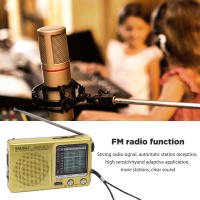 Radio Meteorológica De Emergencia Portátil Con Banda Completa SW AM FM Mini Radio Mano Batería Para Interior Y Exterior - details 2