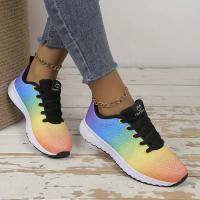 Zapatillas Casuales Para Mujer Transpirables De Malla Zapatos Deportivos Plataforma Tenis Feminino Con Cordones Suela De Goma - details 8