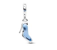 Colgando de Zapatilla Pandora, fabricado en Plata de Lei, envuelve con elegante rodeada cúbica Azul Claro y Cristal Azul Eternity. - details 0
