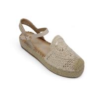 Calzados soraia, Sandalia ganchillo mujer para verano, Sandalia con plataforma de yute, 2024 - details 8